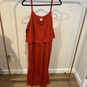Rust Orange jumpsuit